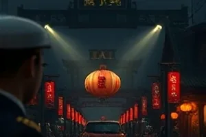 《回声档案》封面：堆满卷宗的档案室与一盏台灯